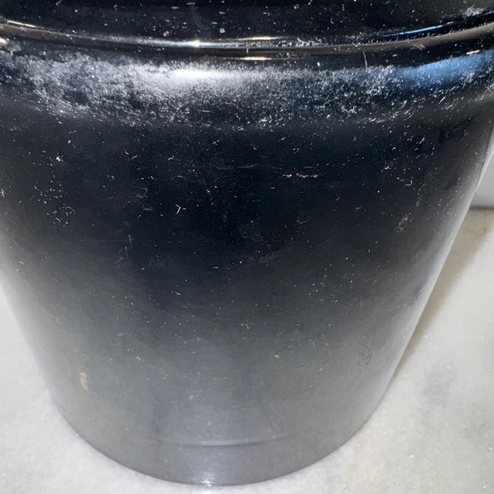 Mid Century George's Briard Vinyl Black Ice Bucket‎ USAOLA002